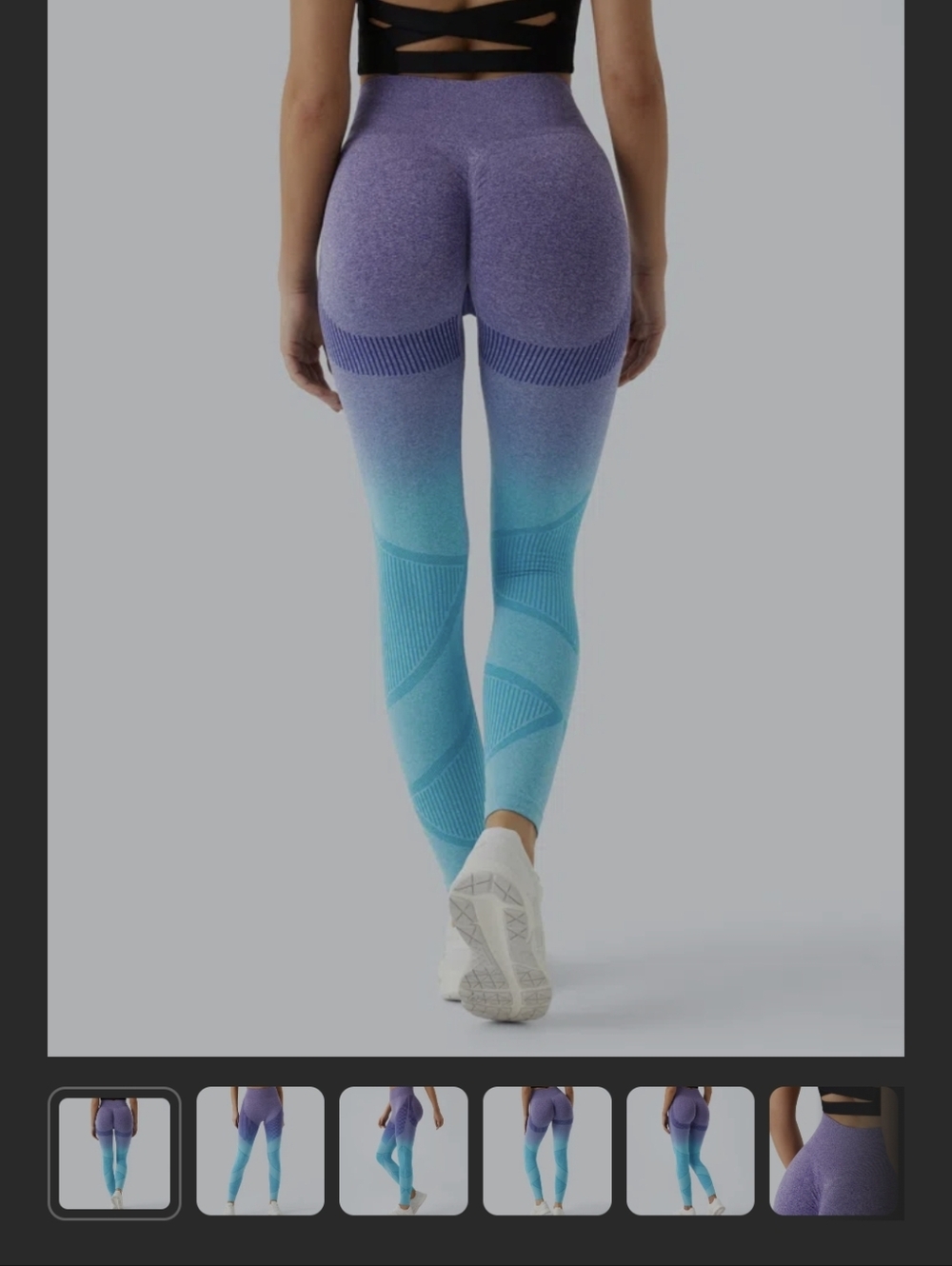 Halara OneForm Seamless Flow High Waisted Gradient Running Legging XL